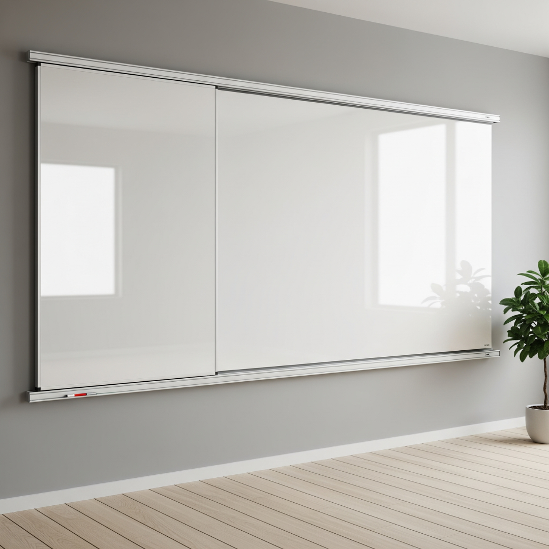 Single Shutter Sliding Whiteboard